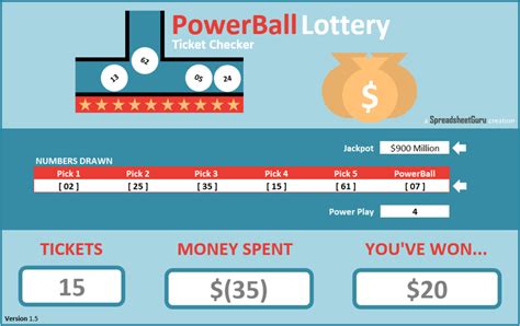 excel lottery checker|Excel PowerBall Lottery Ticket Checker Spreadsheet.